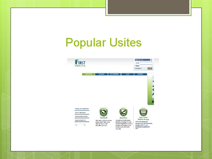  Popular Usites 