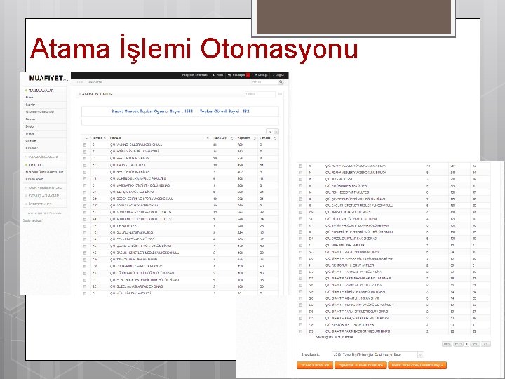 Atama İşlemi Otomasyonu 