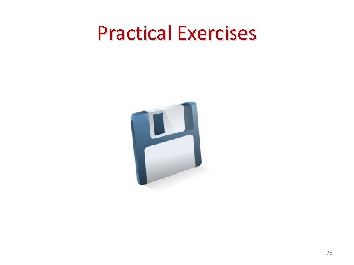 Practical Exercises 73 
