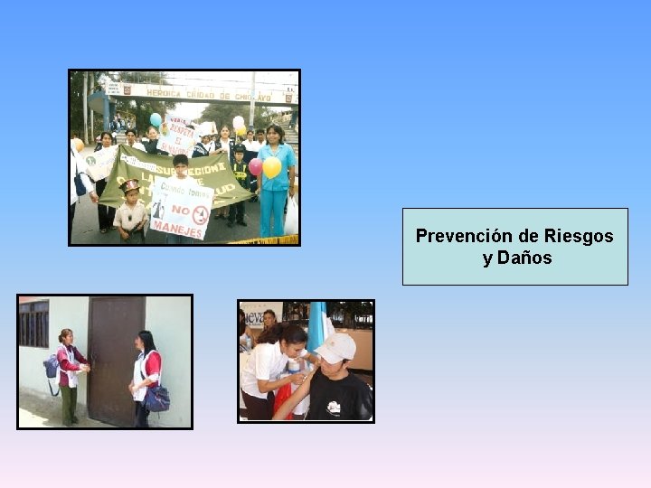 Prevención de Riesgos y Daños 