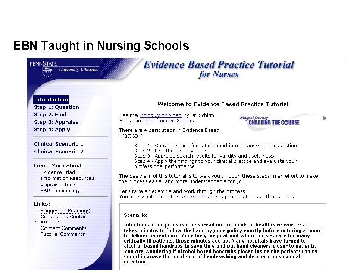 EBN Taught in Nursing Schools 