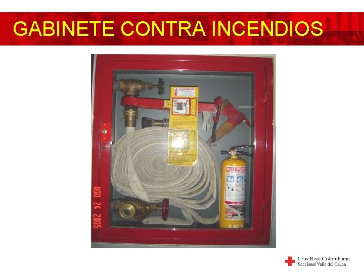 GABINETE CONTRA INCENDIOS 