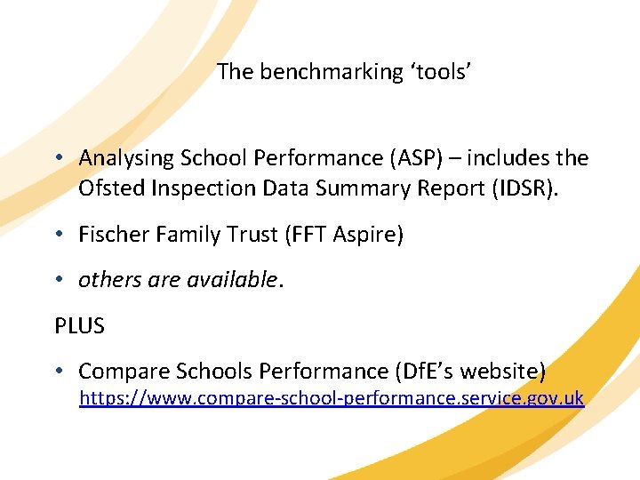 Understanding ASP and FFT Data Benchmarking your schools