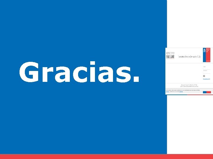 Gracias. 