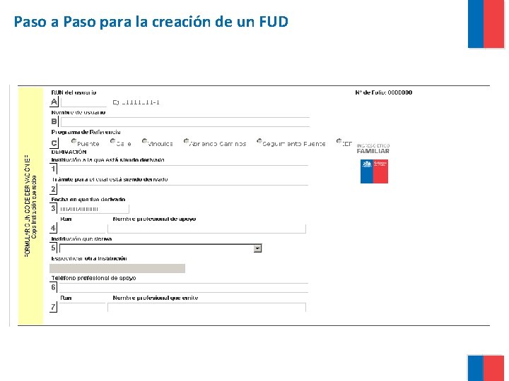 Paso a Paso para la creación de un FUD 