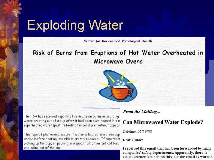 Exploding Water 