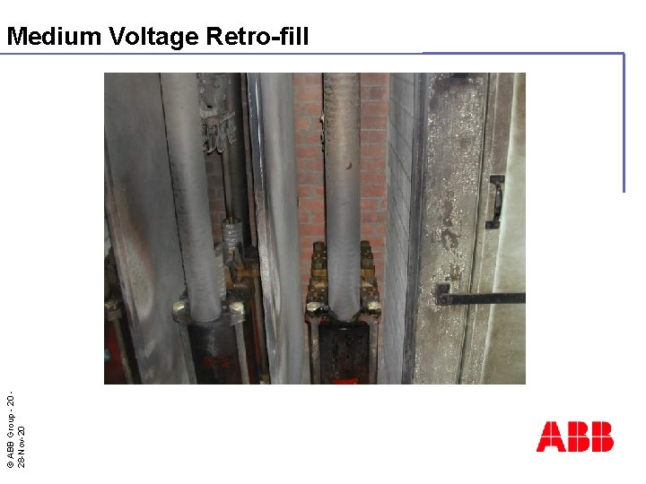 © ABB Group - 20 28 -Nov-20 Medium Voltage Retro-fill 