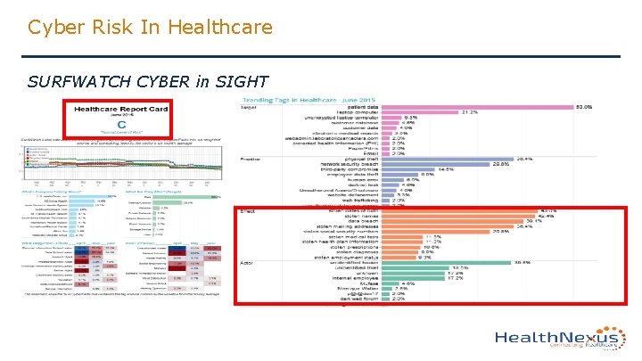 Cyber Risk In Healthcare SURFWATCH CYBER in SIGHT 