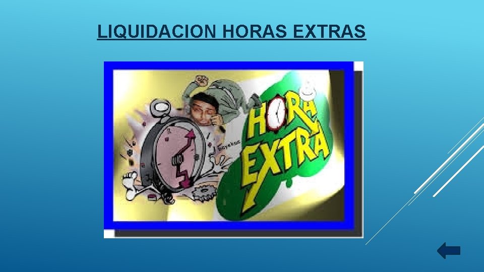 LIQUIDACION HORAS EXTRAS 