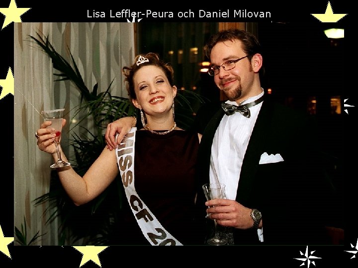 Lisa Leffler-Peura och Daniel Milovan 