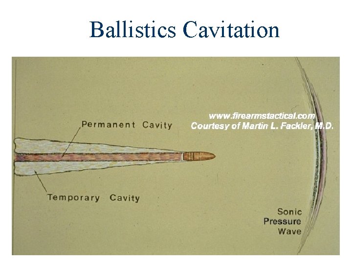 Ballistics Cavitation 