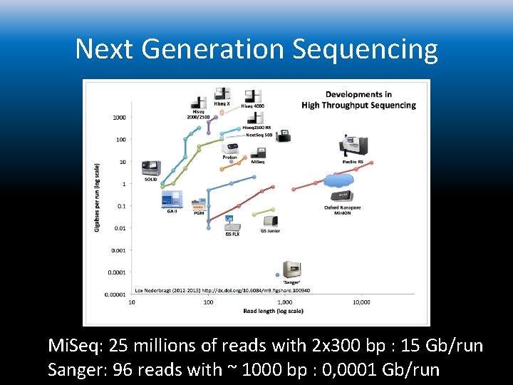 Next Generation Sequencing Mi. Seq: 25 millions of reads with 2 x 300 bp