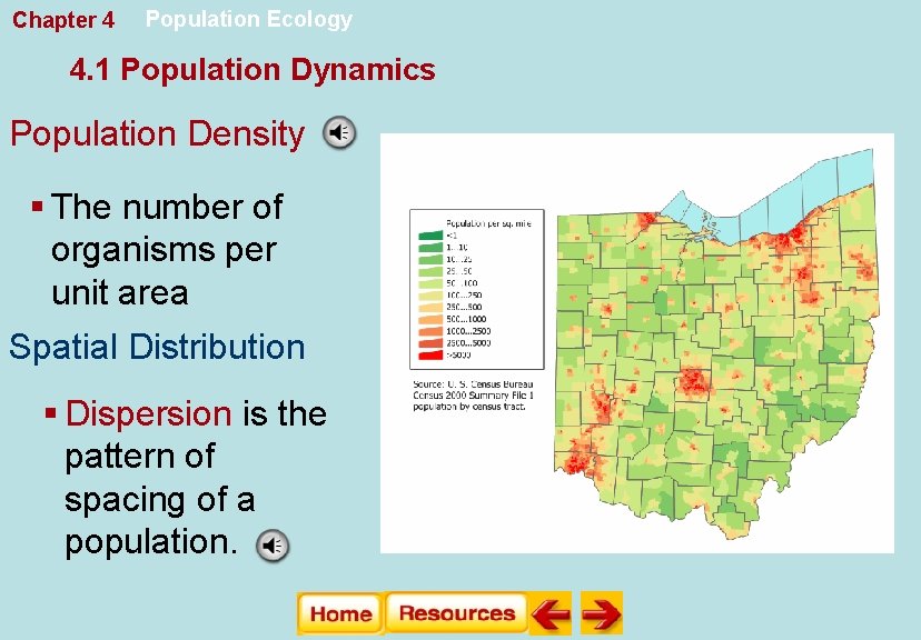 Chapter 4 Population Ecology 4. 1 Population Dynamics Population Density § The number of
