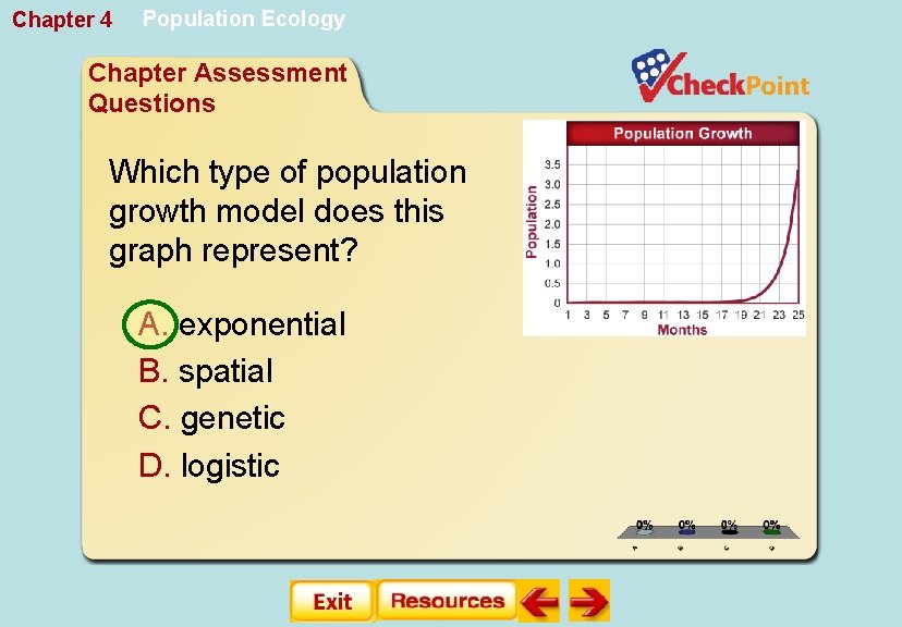 Chapter 4 Population Ecology Chapter Assessment Questions Which type of population growth model does