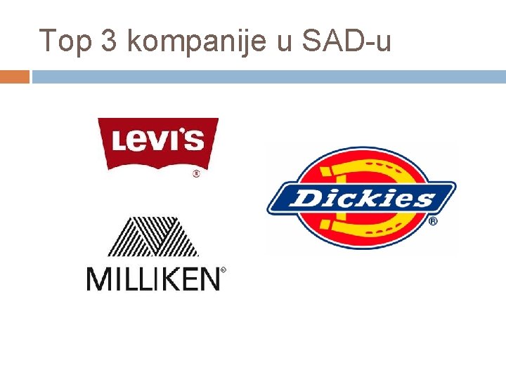 Top 3 kompanije u SAD-u 