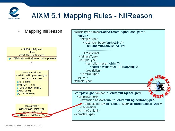 AIXM 5. 1 Mapping Rules - Nil. Reason • Mapping nil. Reason <simple. Type