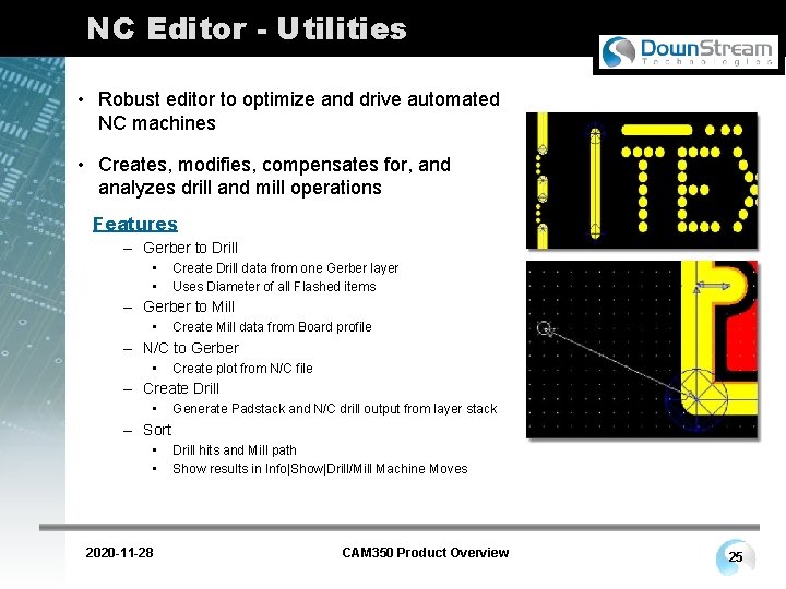 NC Editor - Utilities • Robust editor to optimize and drive automated NC machines