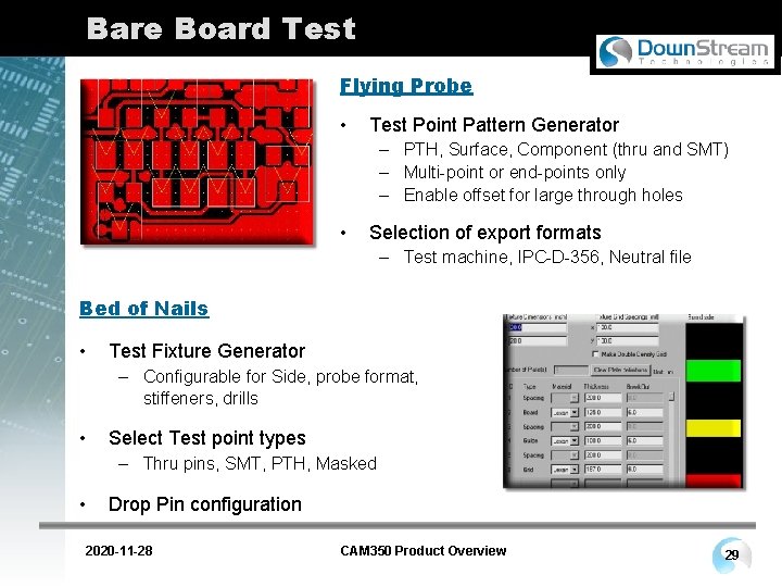 Bare Board Test Flying Probe • Test Point Pattern Generator – PTH, Surface, Component