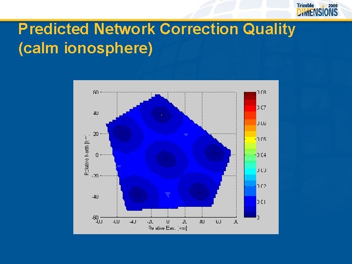 Predicted Network Correction Quality (calm ionosphere) 