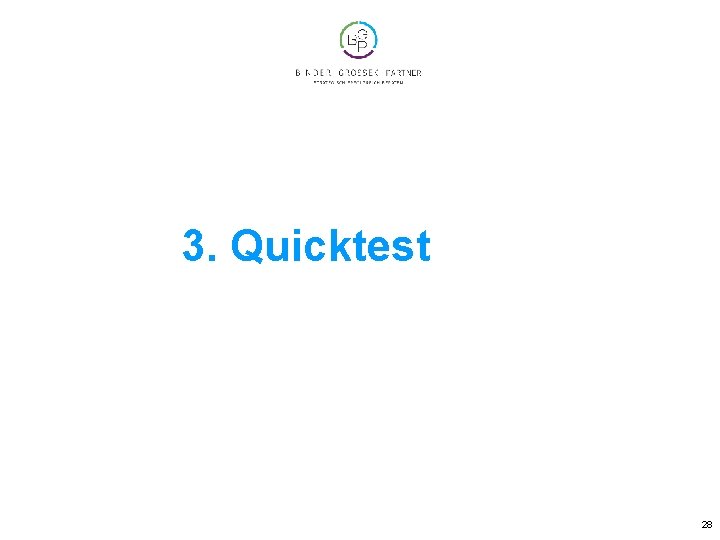 3. Quicktest 28 