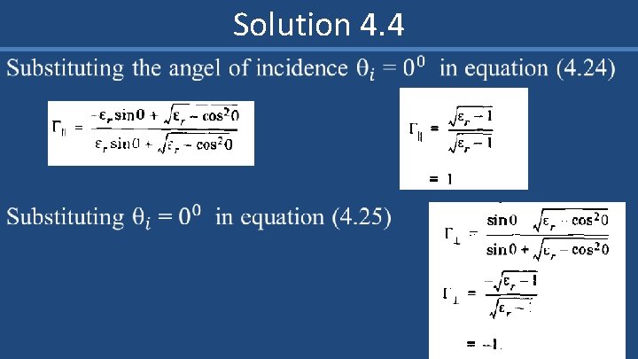 Solution 4. 4 