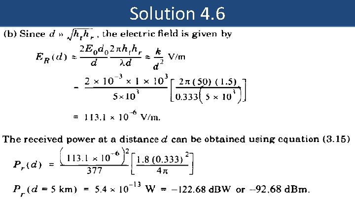 Solution 4. 6 