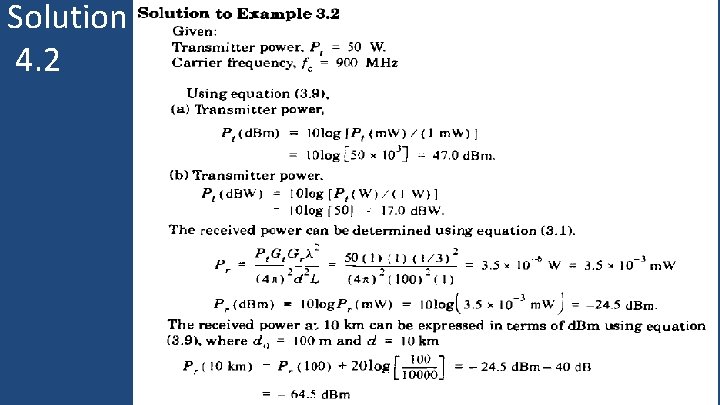 Solution 4. 2 