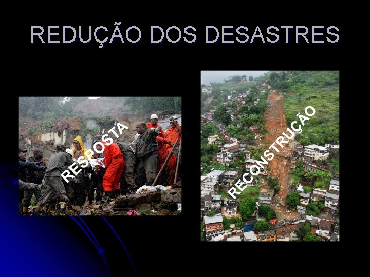 REDUÇÃO DOS DESASTRES 