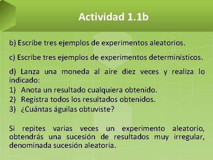 Unidad I Introduccin a la Probabilidad Leccin 1