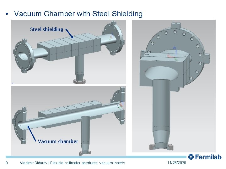  • Vacuum Chamber with Steel Shielding Steel shielding Vacuum chamber 8 Vladimir Sidorov