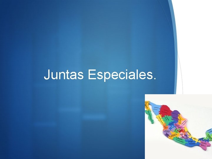 Juntas Especiales. S 