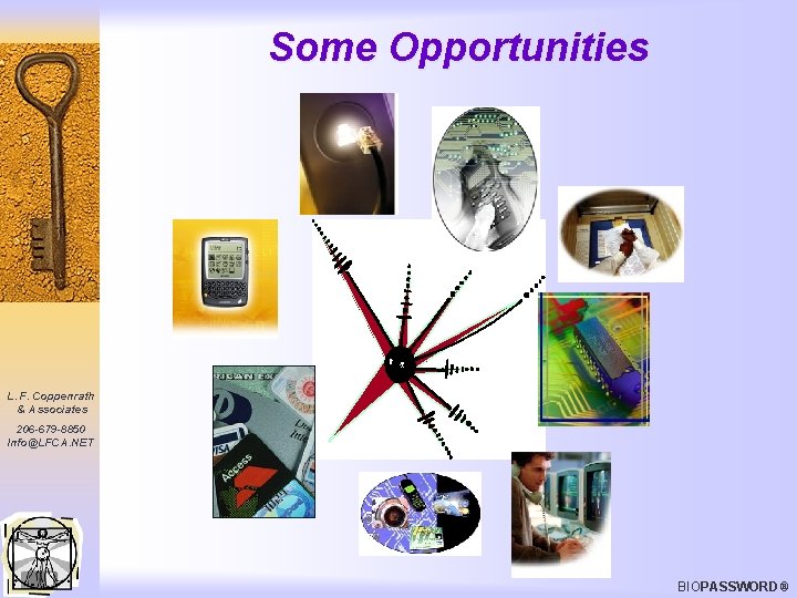 Some Opportunities L. F. Coppenrath & Associates 206 -679 -8850 Info@LFCA. NET BIOPASSWORD® 