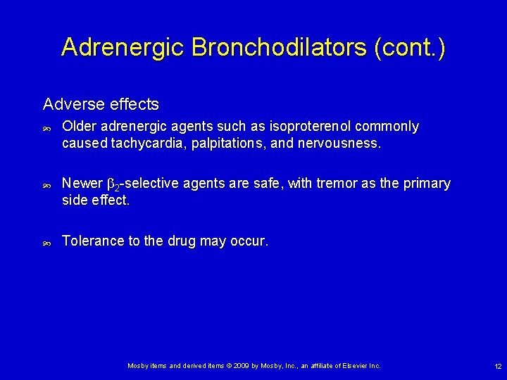 Chapter 32 Airway Pharmacology Objectives Analyze three phases