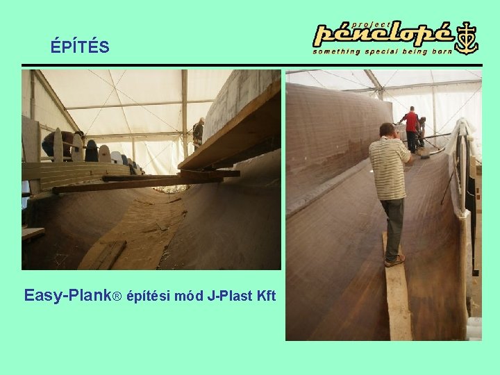 ÉPÍTÉS Easy-Plank® építési mód J-Plast Kft 