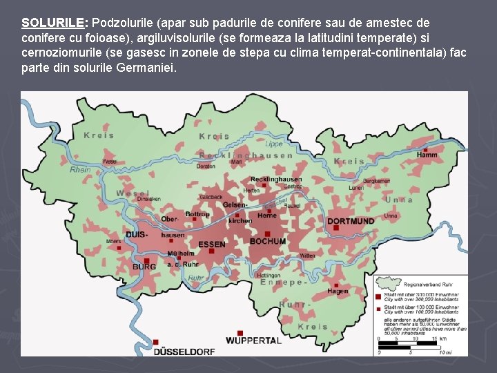 SOLURILE: Podzolurile (apar sub padurile de conifere sau de amestec de conifere cu foioase),