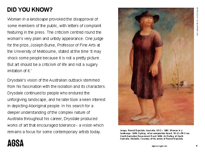 DID YOU KNOW? Woman in a landscape provoked the disapproval of some members of
