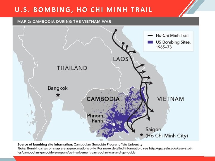 U. S. BOMBING, HO CHI MINH TRAIL 