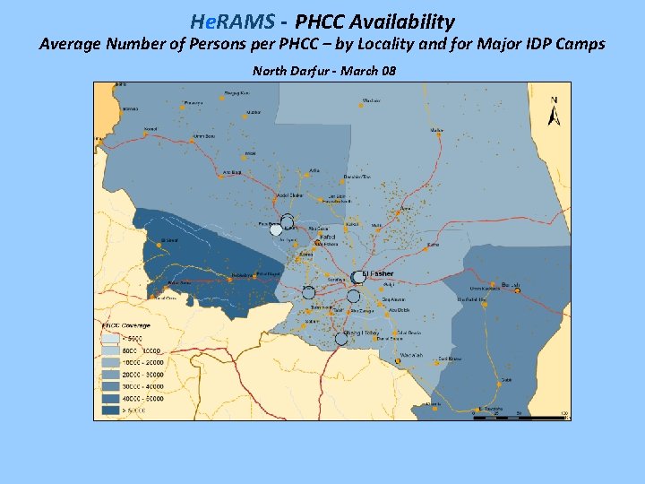 He. RAMS - PHCC Availability Average Number of Persons per PHCC – by Locality