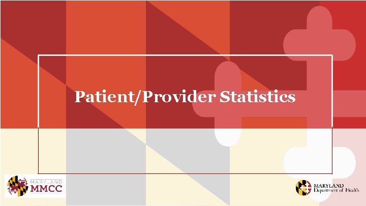 Patient/Provider Statistics 