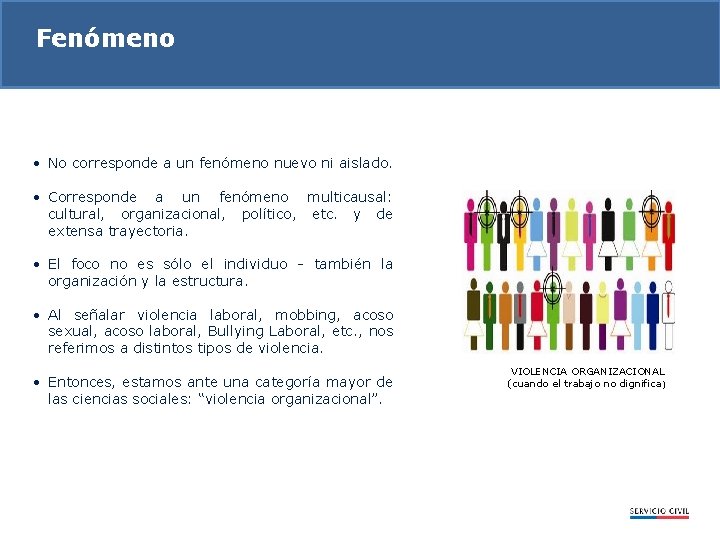 Fenómeno • No corresponde a un fenómeno nuevo ni aislado. • Corresponde a un