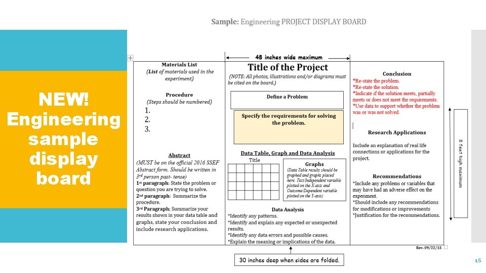 NEW! Engineering sample display board 16 