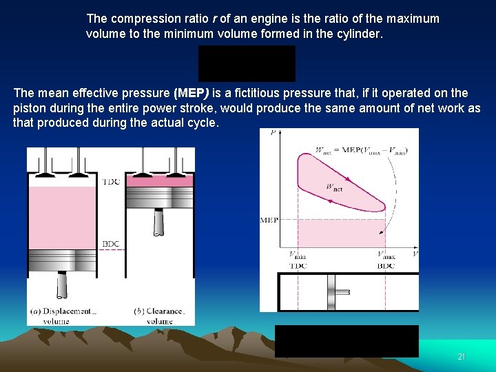 The compression ratio r of an engine is the ratio of the maximum volume