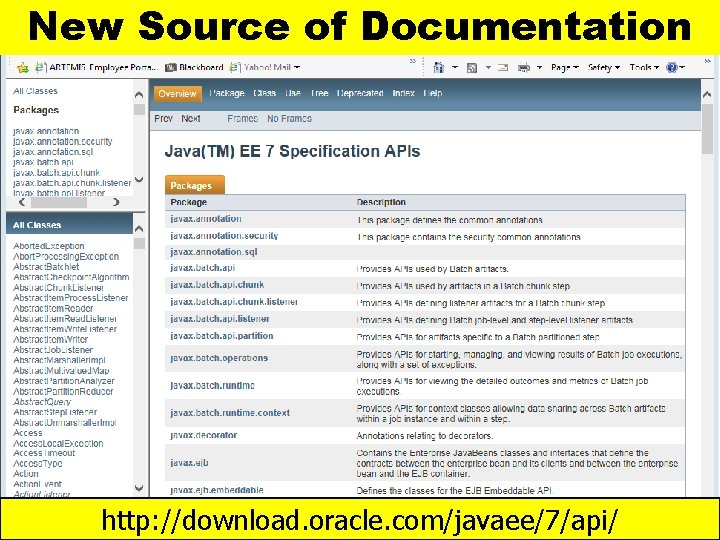 New Source of Documentation Chapter 8 © copyright Janson Industries 2014 http: //download. oracle.