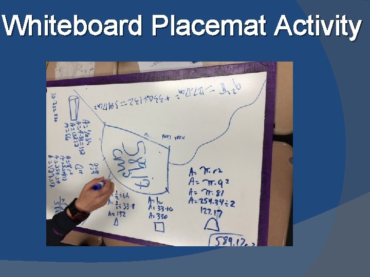 Whiteboard Placemat Activity 