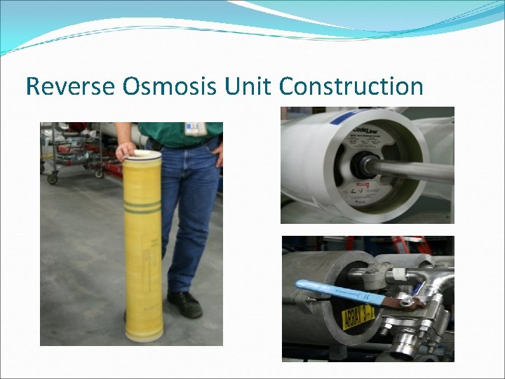Reverse Osmosis Unit Construction 