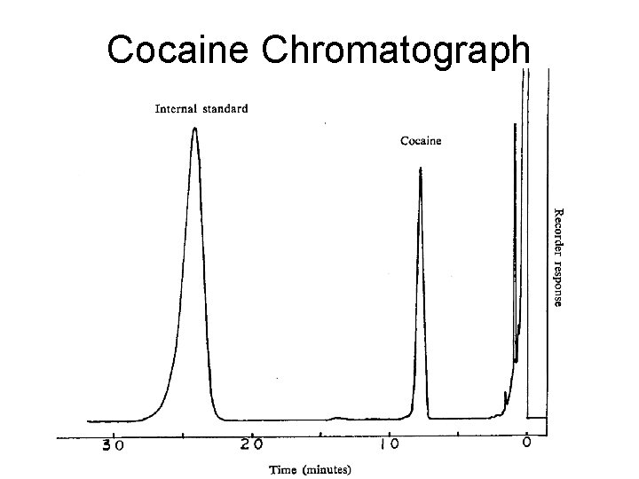Cocaine Chromatograph Cocaine Chromatograph