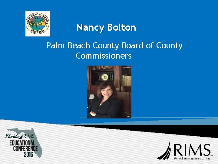 Nancy Bolton Palm Beach County Board of County Commissioners 