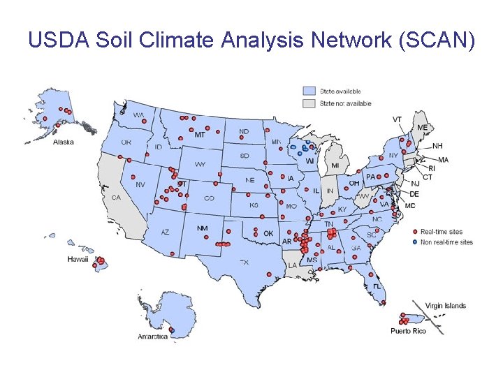 USDA Soil Climate Analysis Network (SCAN) 
