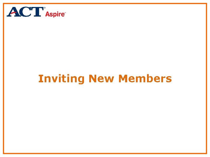 Inviting New Members 