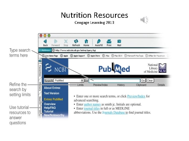 Nutrition Resources Cengage Learning 2013 
